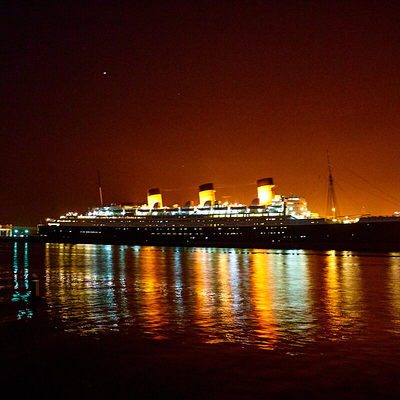 Queen Mary At Night February 14, 2017 62